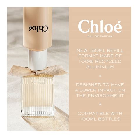 chloe eau de parfum refillable|chloe perfume official site.